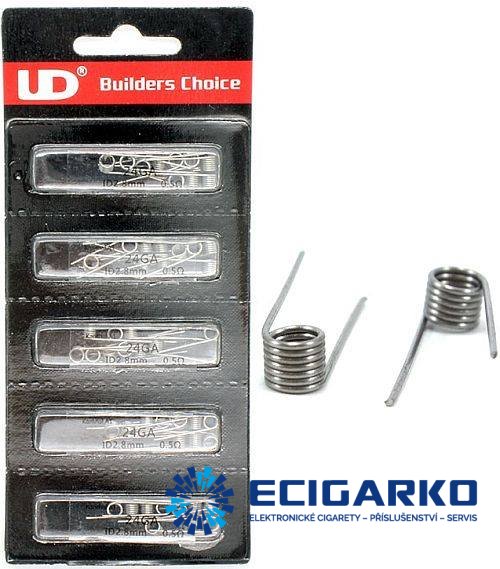 Kanthal UD - hotový odporový drát natočený A1 (10ks)