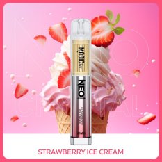 Magic Bar Neo Crystal jednorázová e-cigareta Strawberry Ice Cream 20mg