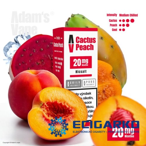 Adam's Vape SALT Cactus Peach 10ml