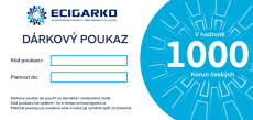Elektronický dárkový poukaz 1000Kč