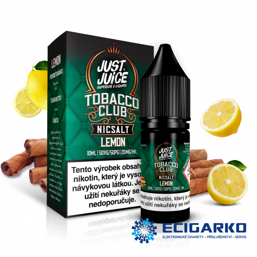 Just Juice SALT liquid Tobacco Lemon 10ml