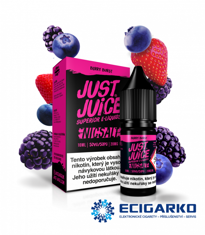Just Juice SALT liquid Mixed Berries 10ml - Síla nikotínu: 20mg
