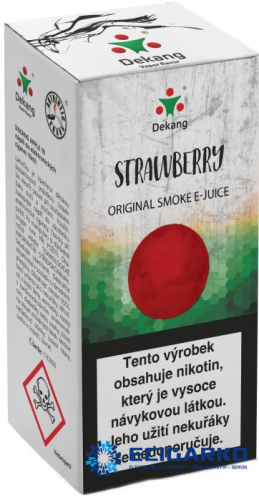 E-liquid Dekang 10ml Jahoda - Síla nikotínu: 0mg