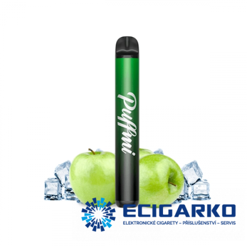Vaporesso TX600 Puffmi jednorázová e-cigareta Green Apple Ice 20mg