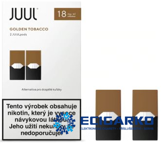 JUUL cartridge Golden Tobacco 9mg 2pack