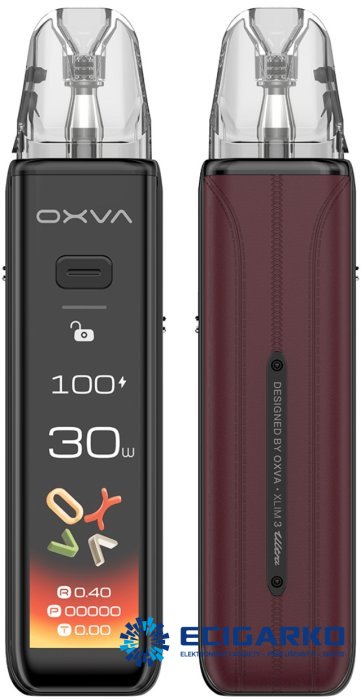 OXVA Xlim 3 ULTRA POD 1500mAh - Barva produktu: Bordeaux Red