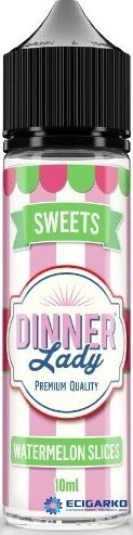 Dinner Lady Sweets Shake and Vape 10/60ml Watermelon Slices