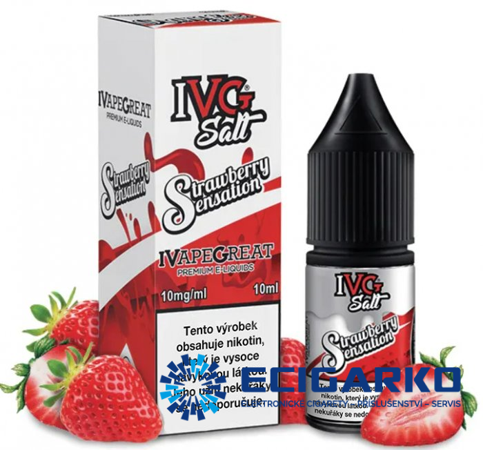 IVG SALT Strawberry Sensation 10ml