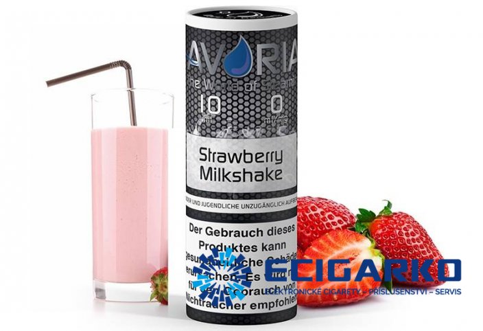 Avoria 10ml Strawberry Milkshake - Síla nikotínu: 12mg